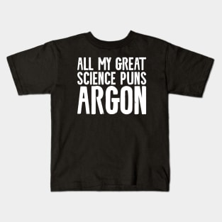 chemistry pun Kids T-Shirt